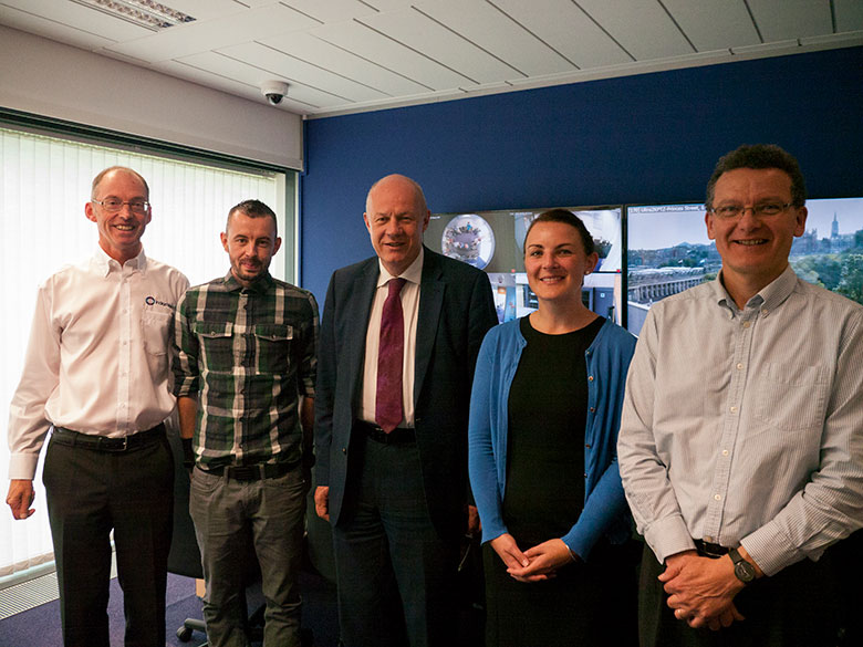 UK First Secretary of State, Damian Green, visits IndigoVision Technology HQ August 10, 2017